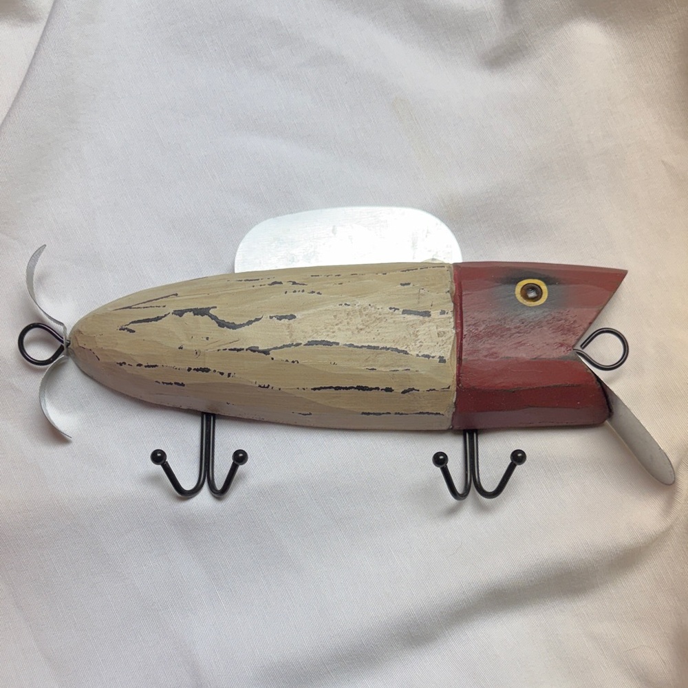 Vintage Fish Wall Hook Decor